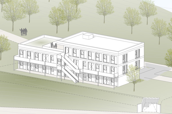 Neubau Wohnanlage mit Kindertagesstätte Göppingen-Manzen